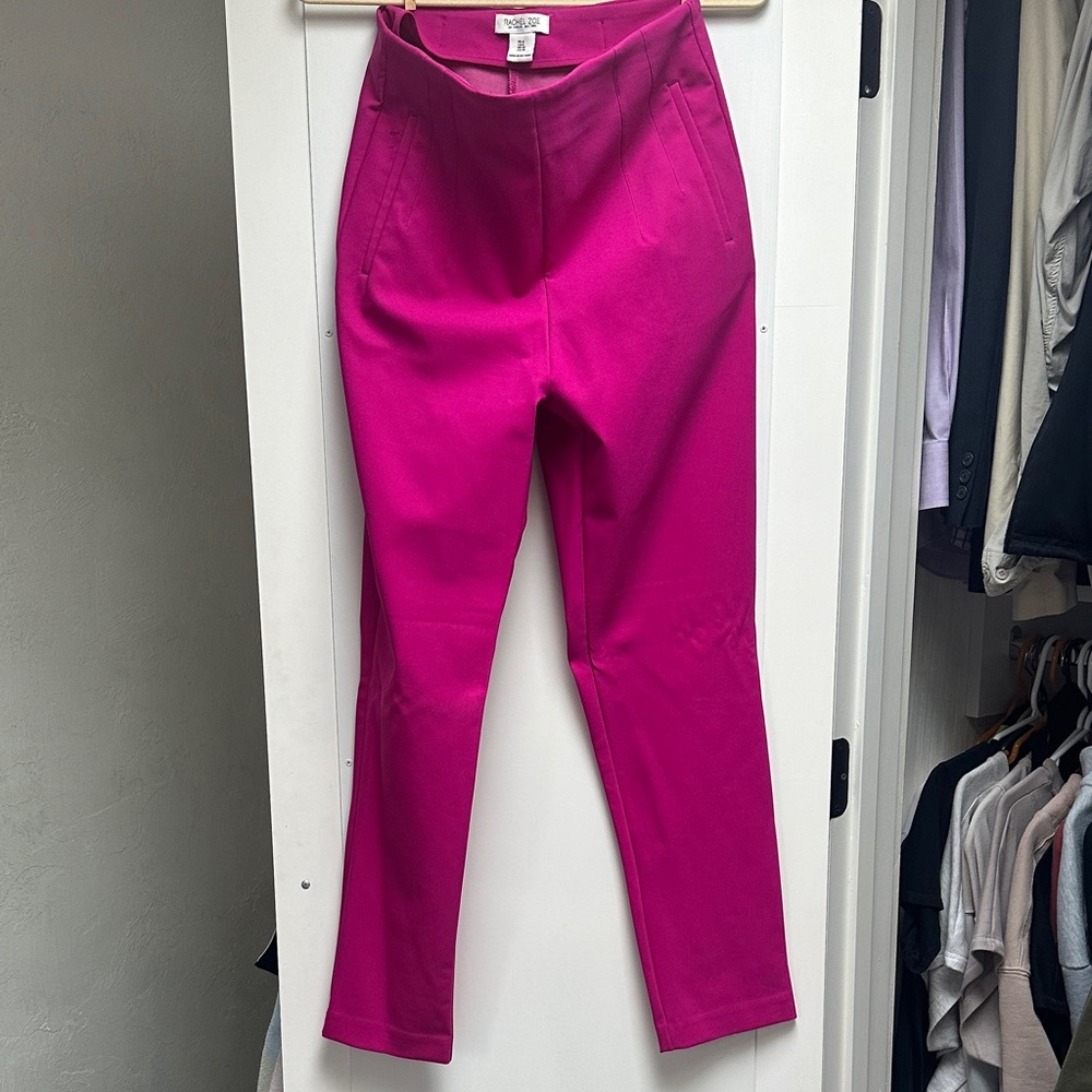 Rachel Zoe Fuchsia Straight Leg Pants